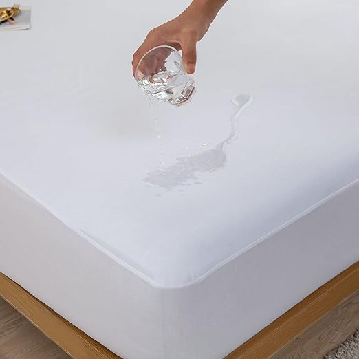Waterproof Mattress Protector - White