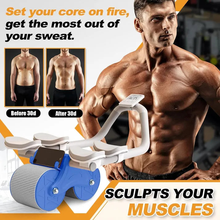 Automatic Abs Roller Wheel with Elbow Support