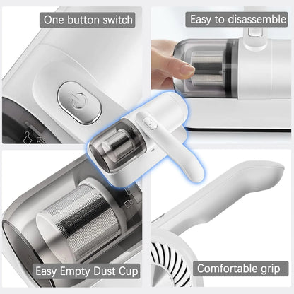 Mite Remover, Foldable Mattress Vacuum Bed